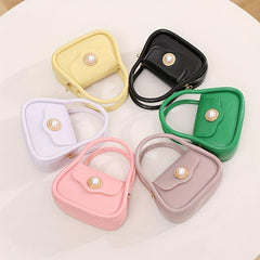 Jelly Crossbody Bag PVC Handbag Shoulder Bag & Coin Purse for Women