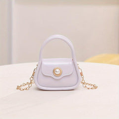 Jelly Crossbody Bag PVC Handbag Shoulder Bag & Coin Purse for Women