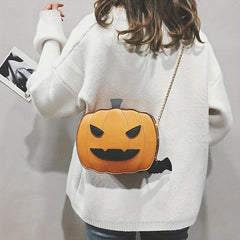 Pumpkin Crossbody Bag Halloween Party Coin Purse Ghost Shoulder Bag