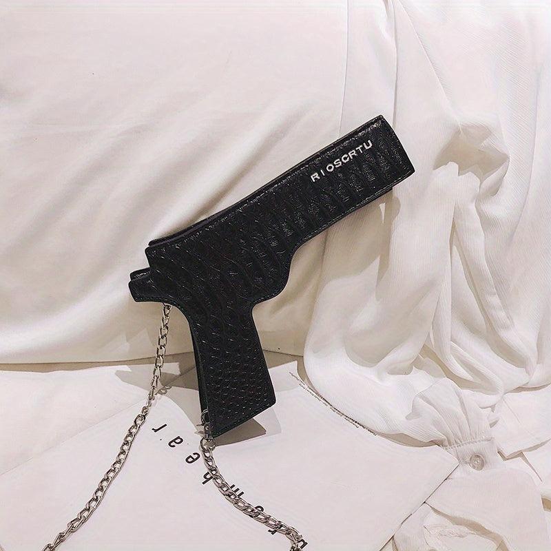 Pistol Crossbody Bag Chain Shoulder Clutch Purse
