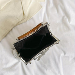 Rhinestone Bow Crossbody Bag Evening Handbag
