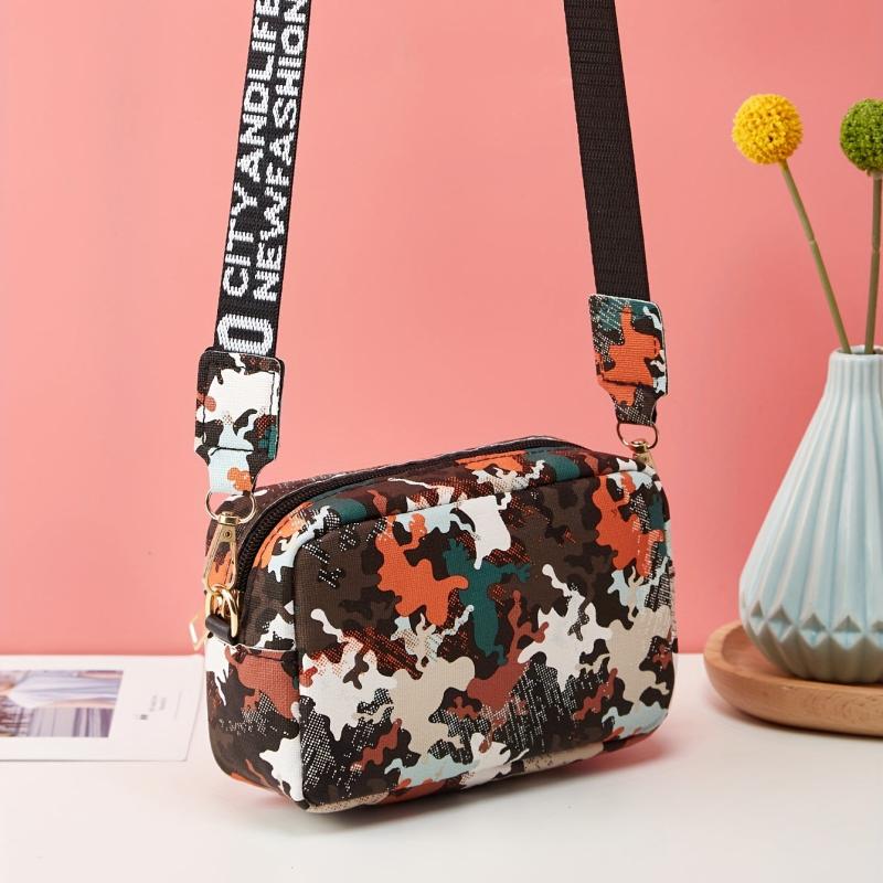 Square Crossbody Bag Casual PU Leather Purse Women's Everyday Shoulder Bag
