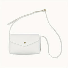 Flap Crossbody Bag PU Leather Textured Bag Purse Classic Shoulder Bag