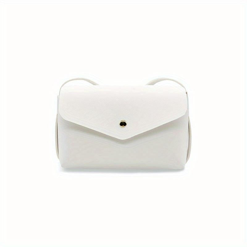 Flap Crossbody Bag PU Leather Textured Bag Purse Classic Shoulder Bag