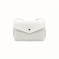 Flap Crossbody Bag PU Leather Textured Bag Purse Classic Shoulder Bag