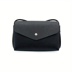 Flap Crossbody Bag PU Leather Textured Bag Purse Classic Shoulder Bag
