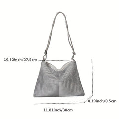 Rhinestone Shoulder Bag Evening Handbag Wedding Party Purse