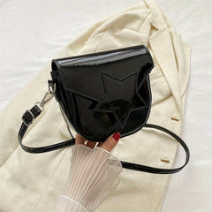 Niche Star Saddle Flap Bag Crossbody Purse for Women