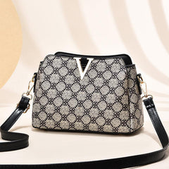 Classic Print Crossbody Bag Women's Shoulder Bag