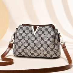 Classic Print Crossbody Bag Women's Shoulder Bag