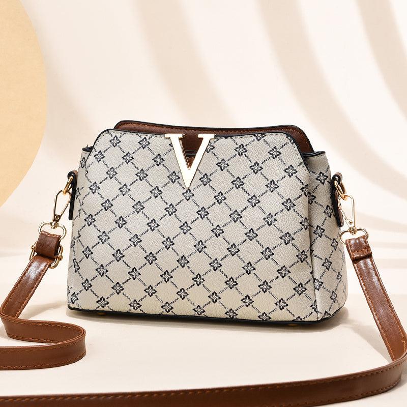 Classic Print Crossbody Bag Women's Shoulder Bag