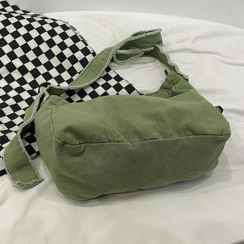 Casual Canvas Hobo Bag Crossbody Bag