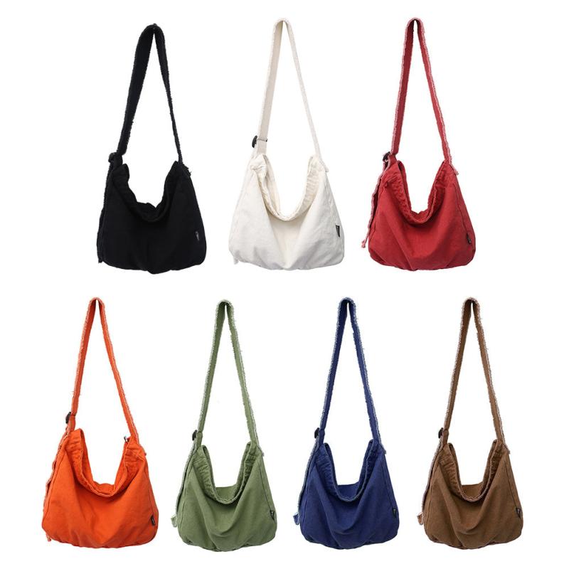 Casual Canvas Hobo Bag Crossbody Bag