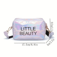 Holographic Laser Crossbody Bag Mini Square Purse