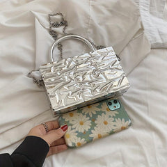 Stylish Mini Acrylic Crossbody Bag Square Shoulder Handbag Purse