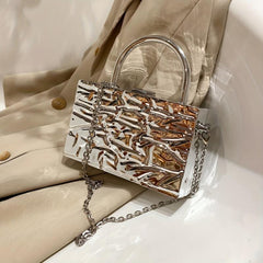Stylish Mini Acrylic Crossbody Bag Square Shoulder Handbag Purse