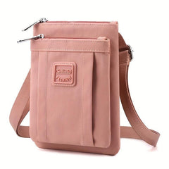 Mini Nylon Mobile Phone Bag Crossbody Shoulder Coin Purse