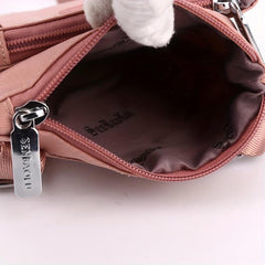Mini Nylon Mobile Phone Bag Crossbody Shoulder Coin Purse