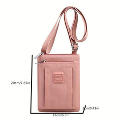 Mini Nylon Mobile Phone Bag Crossbody Shoulder Coin Purse