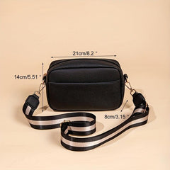 Crossbody Phone Bag Vegan PU Shoulder Bag Women's Casual Handbag