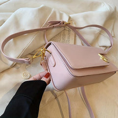 Minimalist Square Flap Shoulder Bag All Match Stylish Underarm Bag