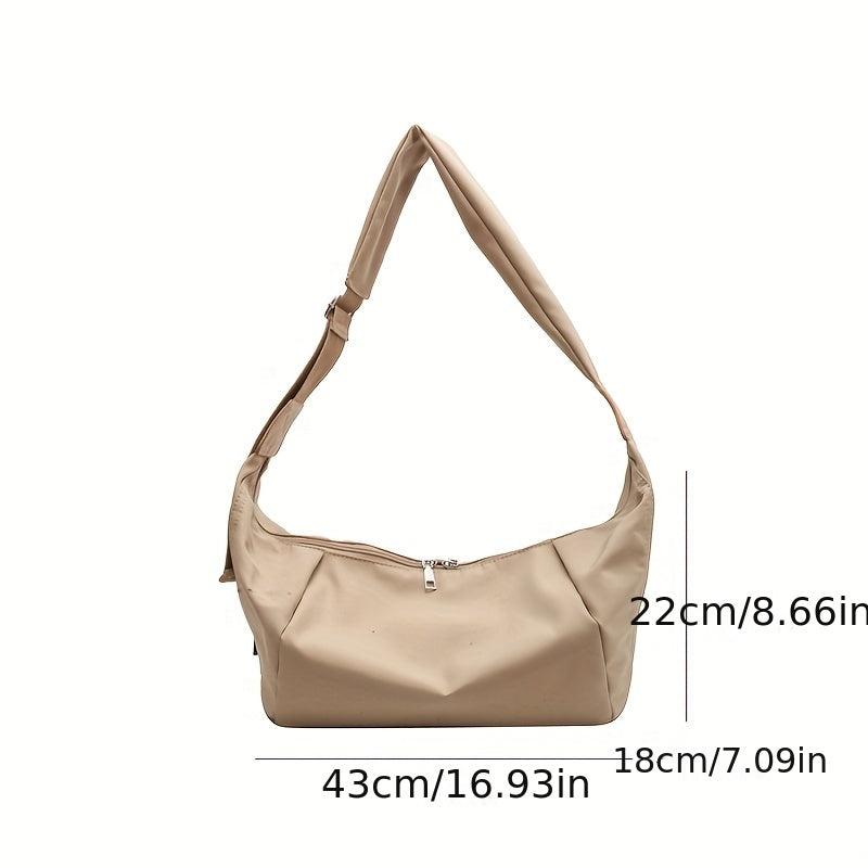 Large Capacity Crossbody Bag Shoulder Commuter Bag Women's Casual Handbag