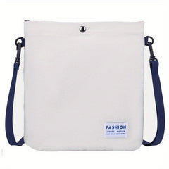 Small Solid Crossbody Bag Canvas Lightweight Messenger Bag Casual Shoulder Bag