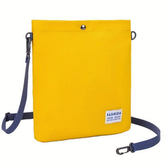 Small Solid Crossbody Bag Canvas Lightweight Messenger Bag Casual Shoulder Bag