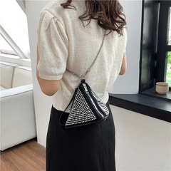 Rivet Decor Crossbody Bag Mini Purse