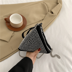 Rivet Decor Crossbody Bag Mini Purse