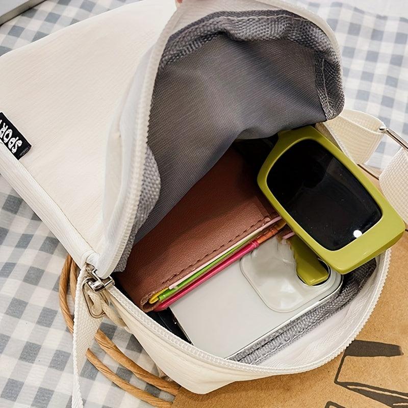Stylish Crossbody Phone Bag Zipper Shoulder Bag