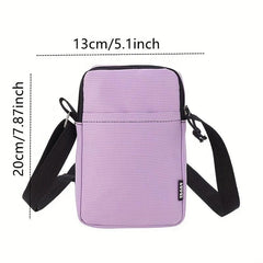 Stylish Crossbody Phone Bag Zipper Shoulder Bag