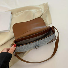 Texture Niche Shoulder Bag Crossbody Bag