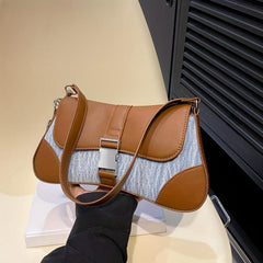 Texture Niche Shoulder Bag Crossbody Bag