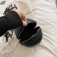 Mini Basketball Shaped Novelty Crossbody Bag Women's Handbag & Shoulder Purse