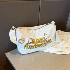 Y2K Letter Graphic Shoulder Crossbody Bag