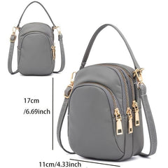 Mini Shoulder Bag Women's Phone Bag Oxford Cloth Crossbody Bag