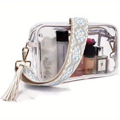 Summer Transparent Crossbody Bag Stadium Approved Square Purse