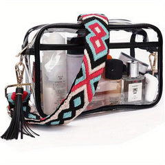 Summer Transparent Crossbody Bag Stadium Approved Square Purse