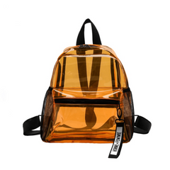 Transparent PVC Backpack Waterproof Jelly Schoolbag
