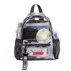 Transparent PVC Backpack Waterproof Jelly Schoolbag