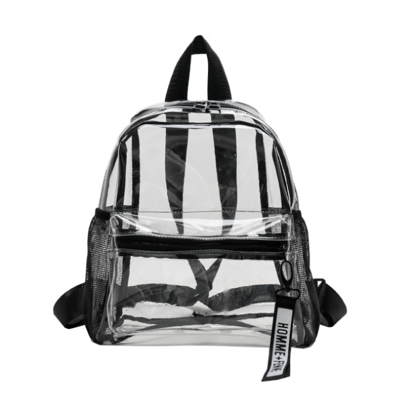 Transparent PVC Backpack Waterproof Jelly Schoolbag