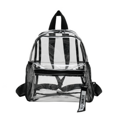 Transparent PVC Backpack Waterproof Jelly Schoolbag