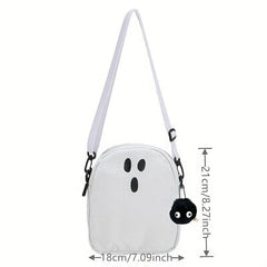 Cartoon Ghost Crossbody Bag Skull Elf Halloween Party Novelty Purse