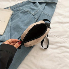 Casual Minimalist Square Bag Nylon Crossbody Zipper Bag