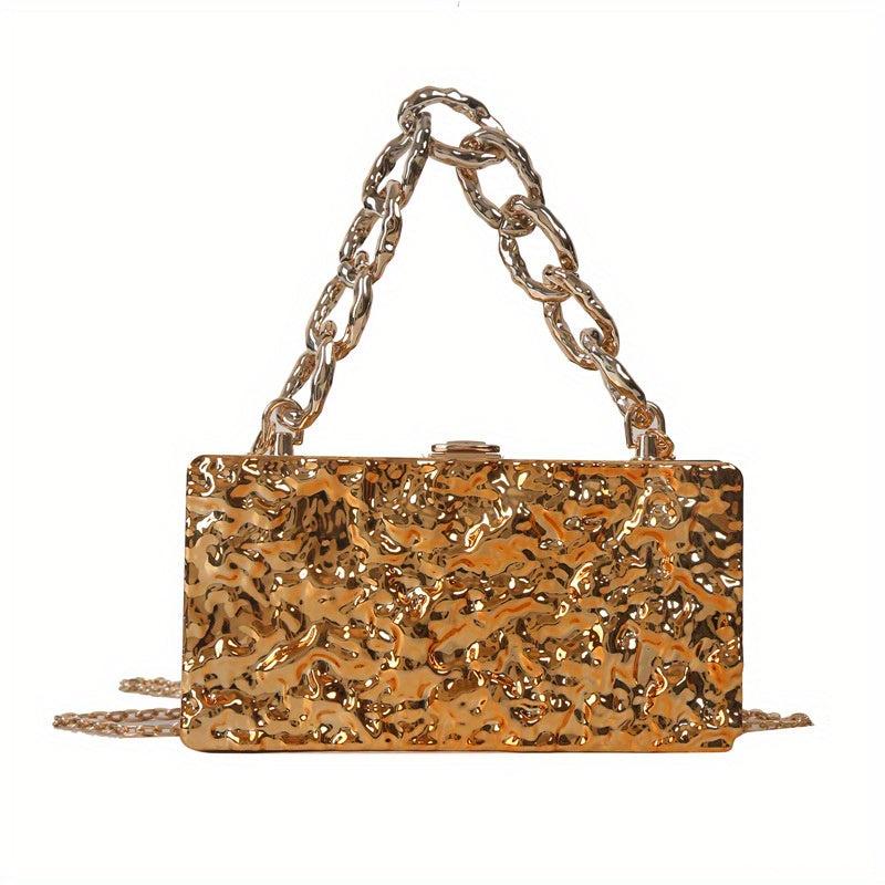 Glitter Acrylic Crossbody Evening Clutch Purse Wedding Party Handbag