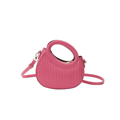Stylish Crossbody Bag PU Leather Saddle Bag