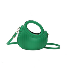 Stylish Crossbody Bag PU Leather Saddle Bag
