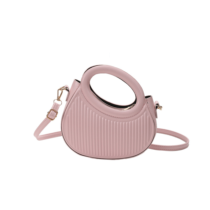Stylish Crossbody Bag PU Leather Saddle Bag