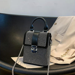 Sparkly Rhinestone Glitter Cell Phone Crossbody Bag